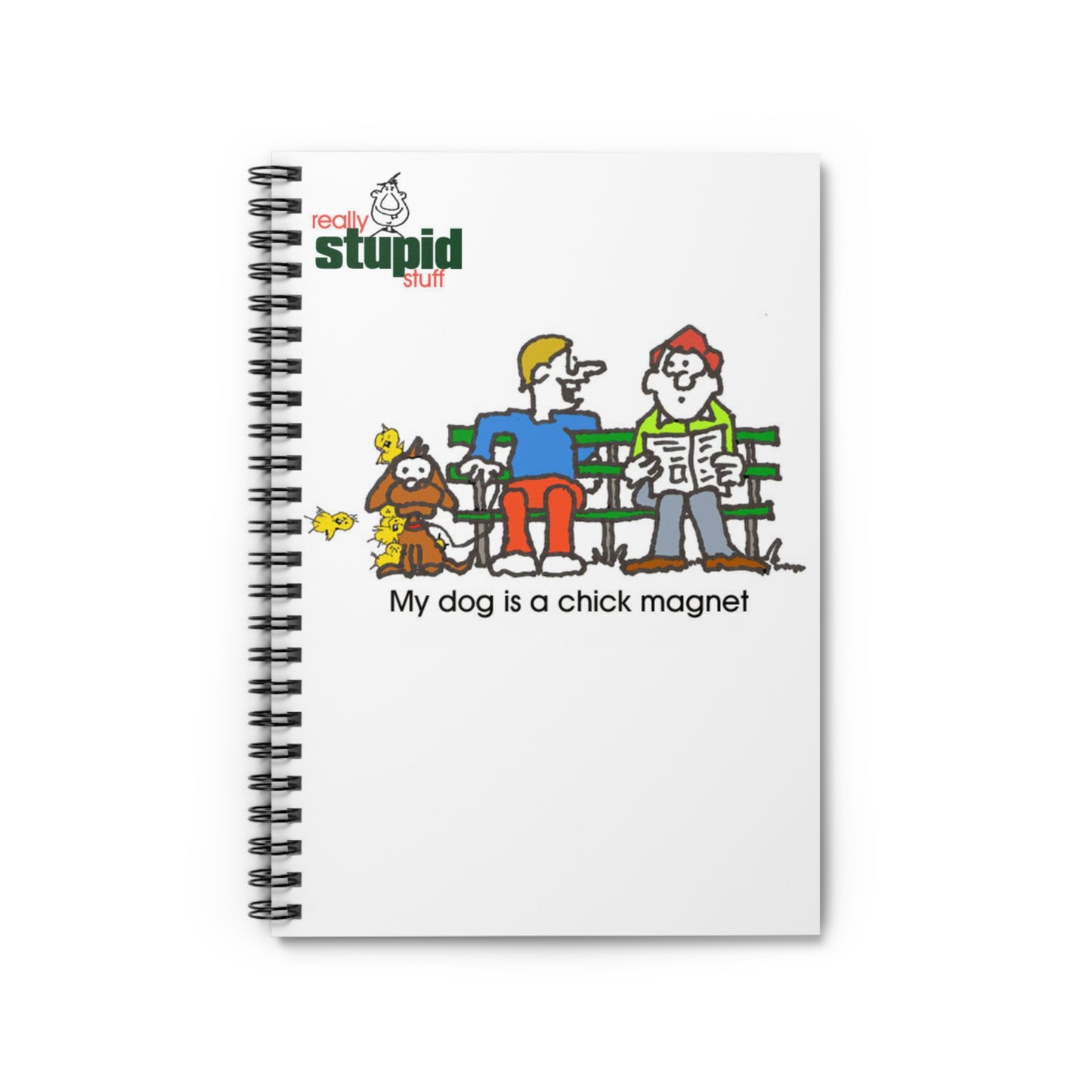 Chick Magnet Spiral Notebook - Ruled Line