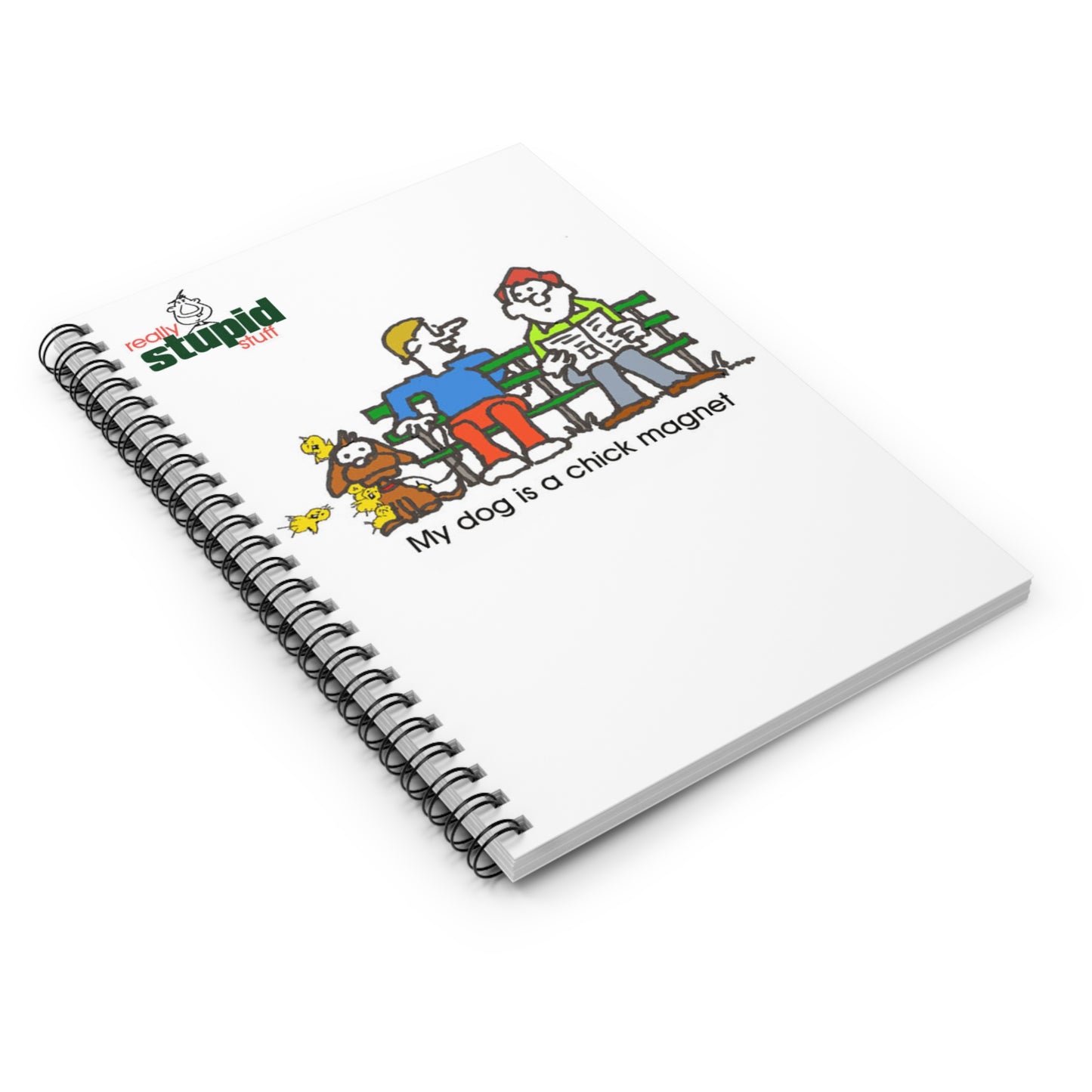 Chick Magnet Spiral Notebook - Ruled Line