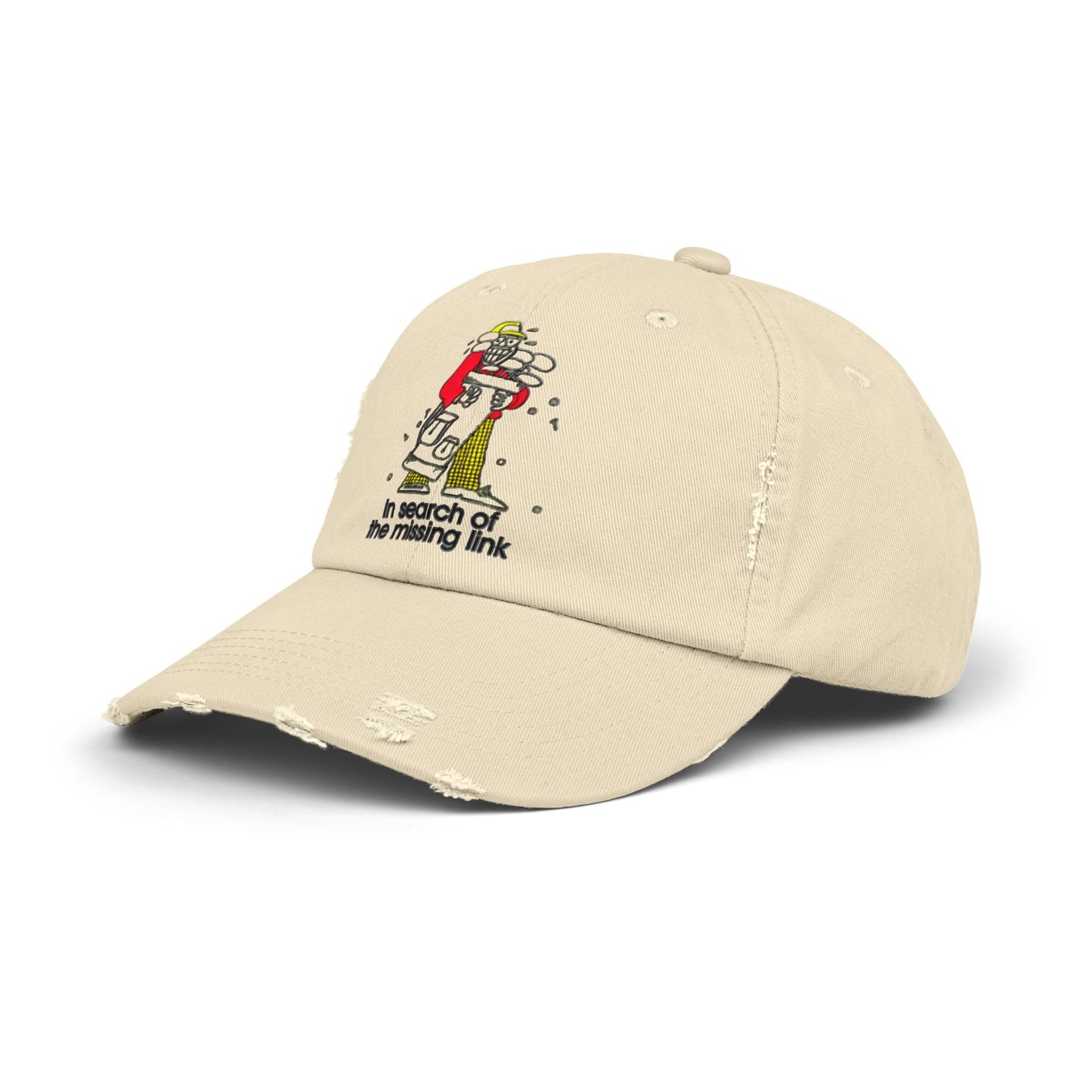 Golfer-link-Unisex Distressed Cap