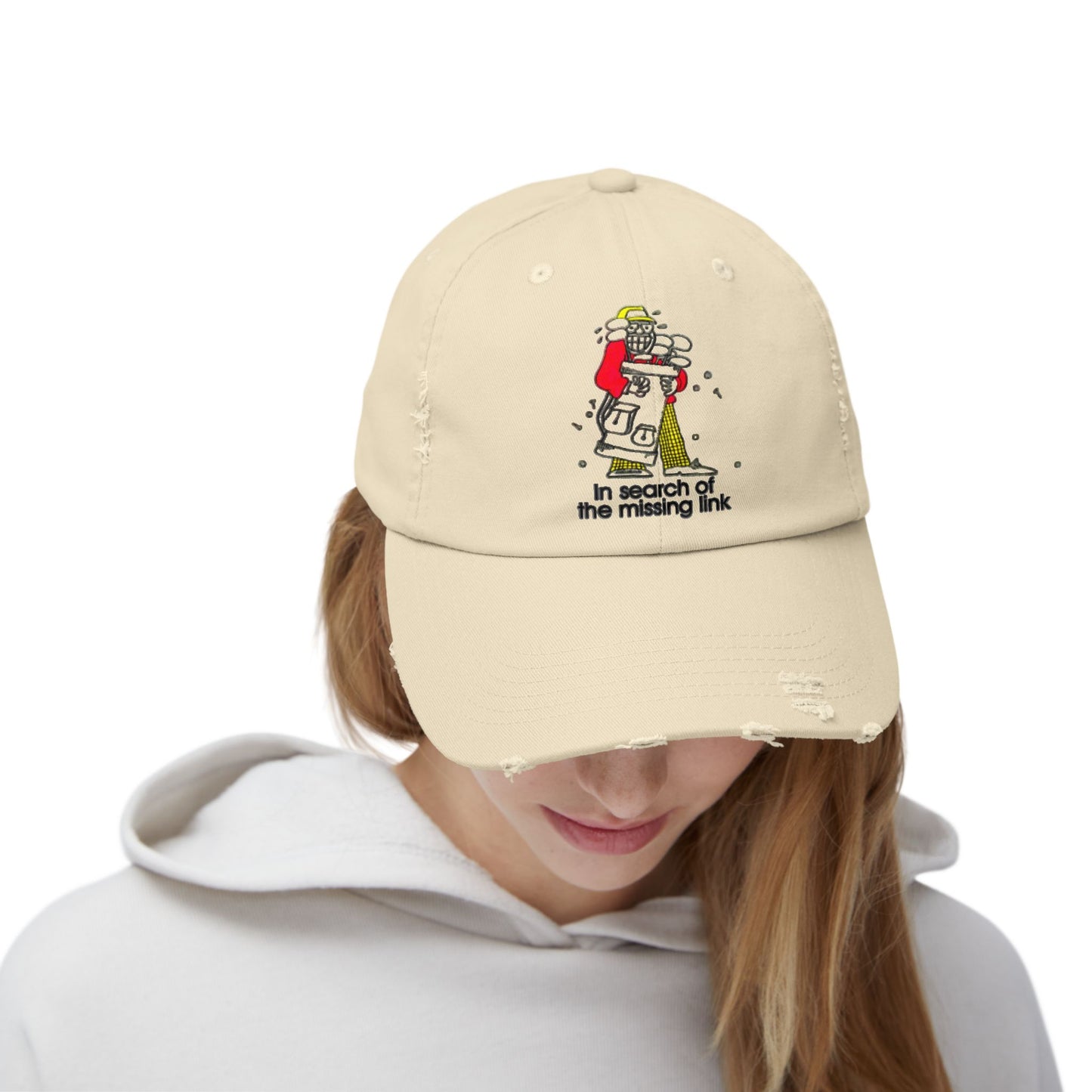 Golfer-link-Unisex Distressed Cap