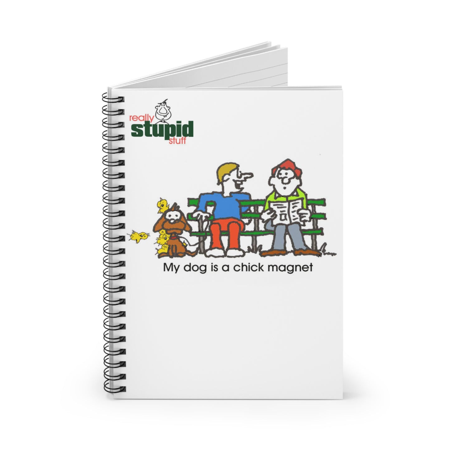 Chick Magnet Spiral Notebook - Ruled Line