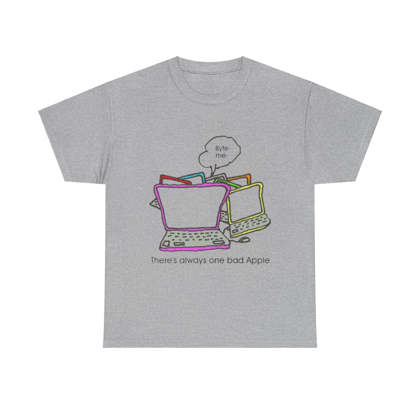 Byte me-Unisex Heavy Cotton Tee