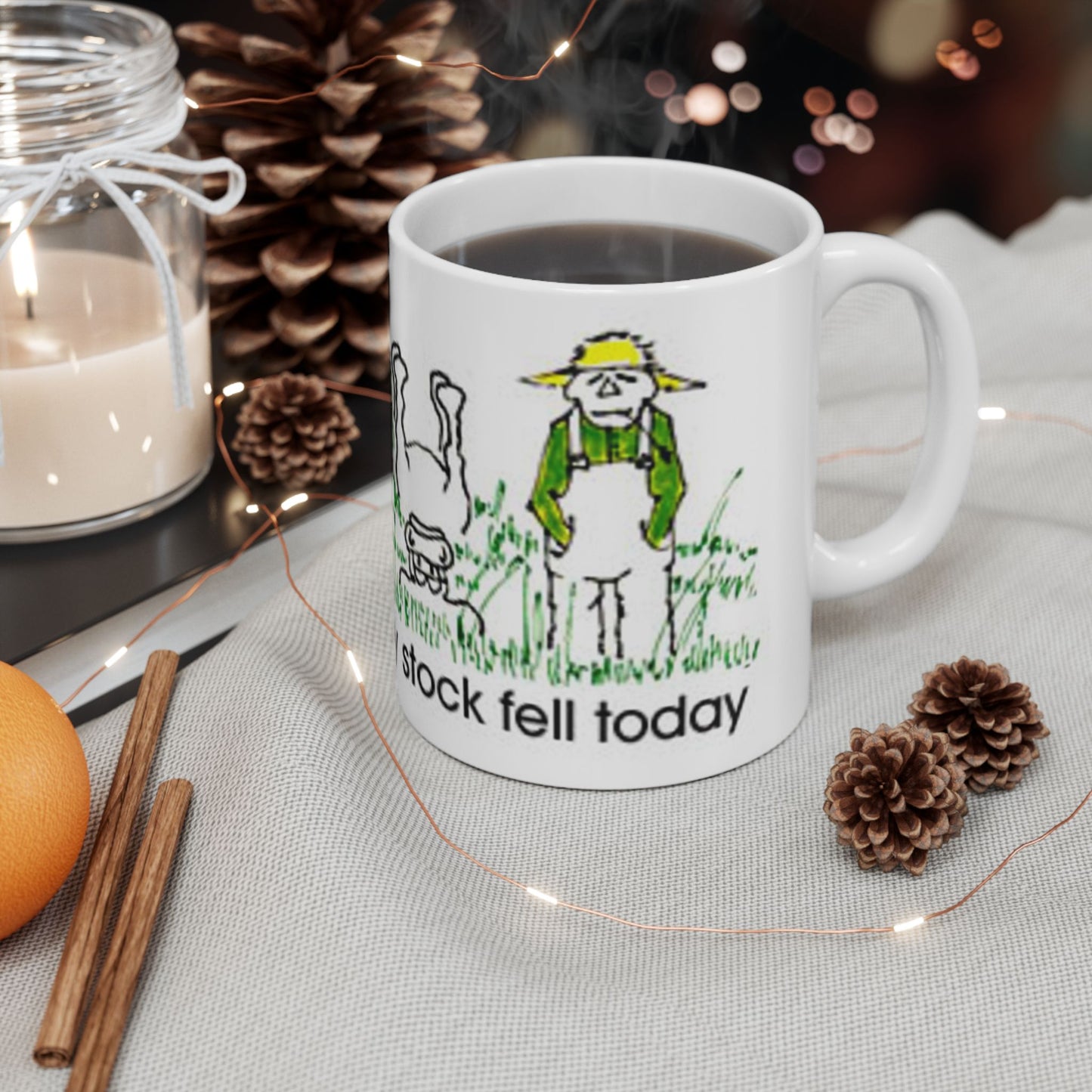 My Stock Fell Ceramic Mug, (11oz, 15oz)