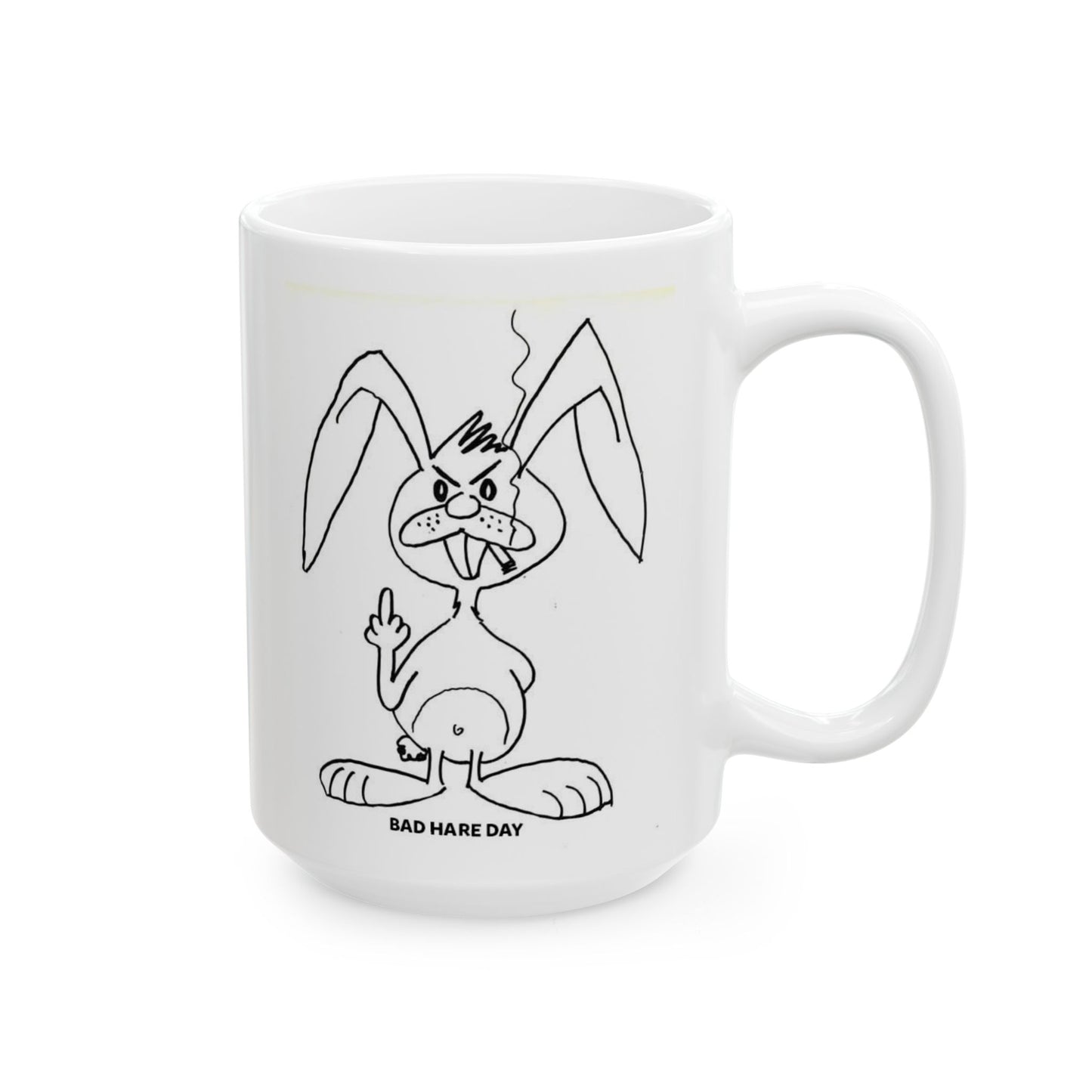 Bad Hare Day Ceramic Mug, (11oz, 15oz)