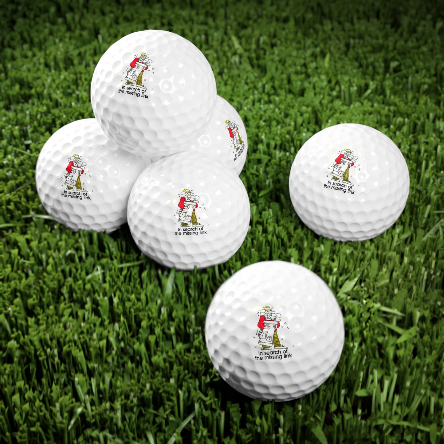 Golfer-link-Golf Balls, 6pcs