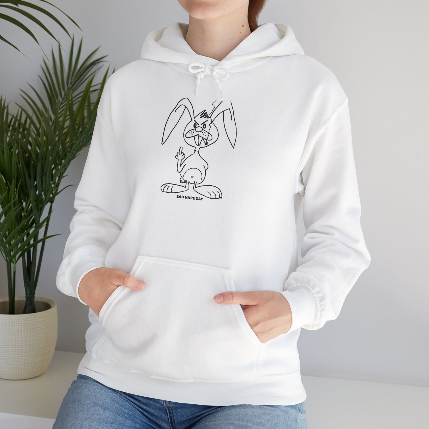 Bad Hare Day Unisex Heavy Blend™ Hooded Sweatshirt