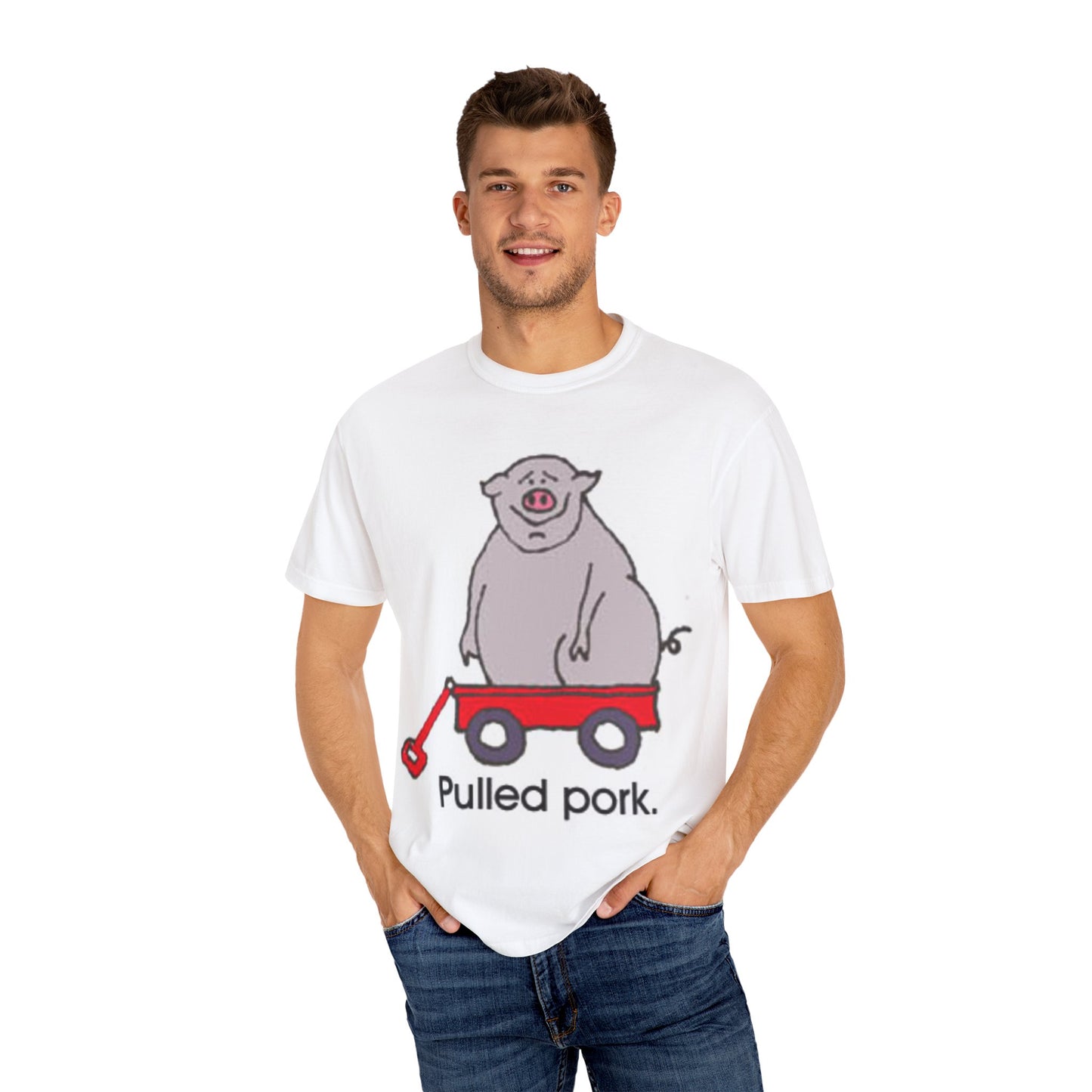 Pulled pork Unisex Garment-Dyed T-shirt